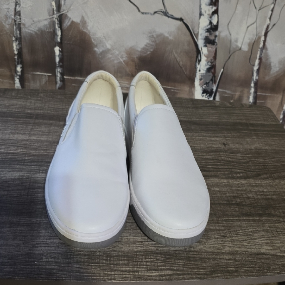 DKNY White Men's Slip-On Loafers